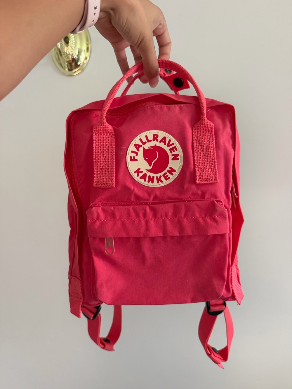 Fjallraven Kånken Mini Backpack - Bright Pink